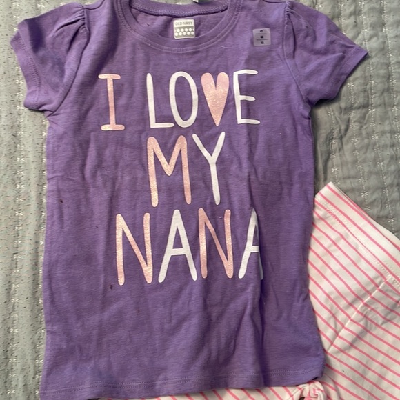 I love my Nana T-shirt and leggings set size 4T - Picture 2 of 3